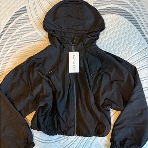 Athleta Women's Black Hooded Jacket